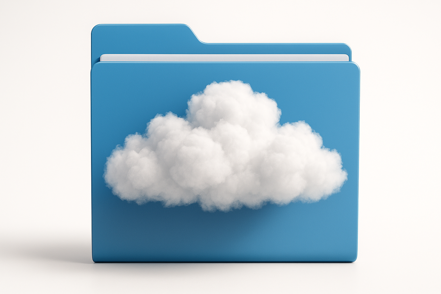 put the cloud back in front of the folder